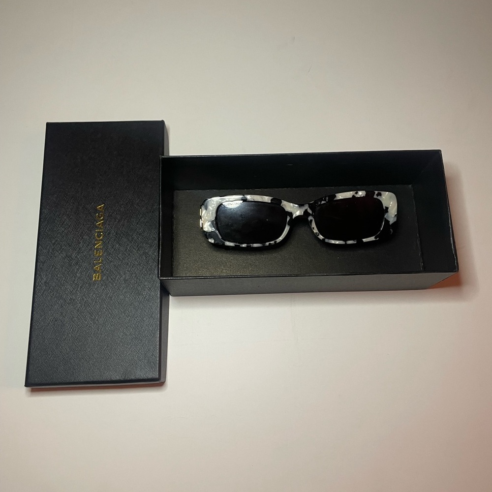 Balenciaga dynasty marble sunglasses